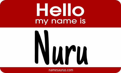 Hello my name is Nuru png download