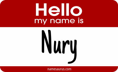 Hello my name is Nury png download