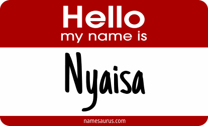 Hello my name is Nyaisa png download