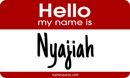 Hello my name is Nyajiah png download