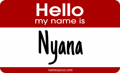 Hello my name is Nyana png download