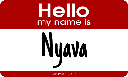 Hello my name is Nyava png download