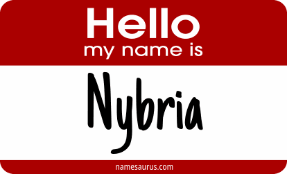 Hello my name is Nybria png download