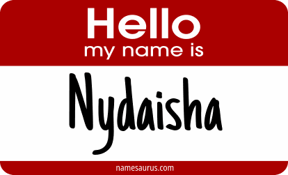 Hello my name is Nydaisha png download