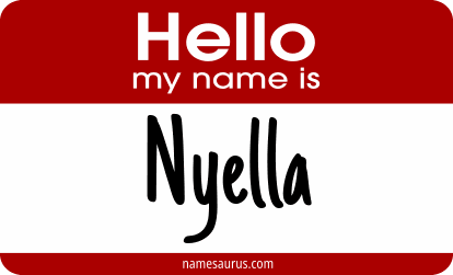 Hello my name is Nyella png download