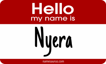 Hello my name is Nyera png download
