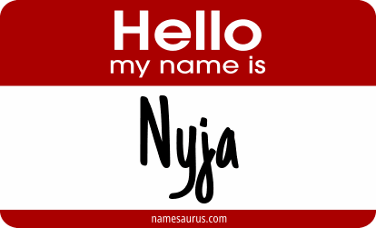 Hello my name is Nyja png download