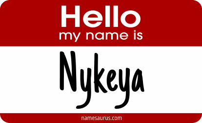 Hello my name is Nykeya png download