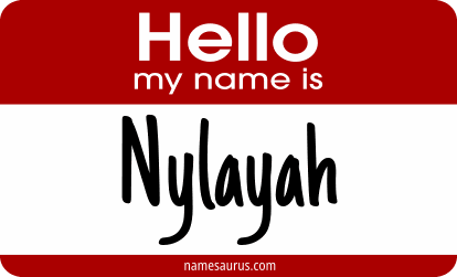 Hello my name is Nylayah png download