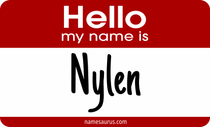 Hello my name is Nylen png download