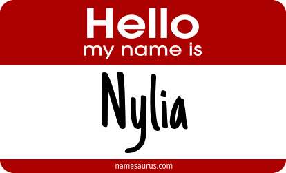 Hello my name is Nylia png download