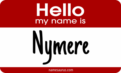 Hello my name is Nymere png download