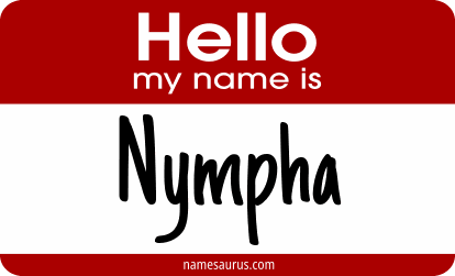 Hello my name is Nympha png download