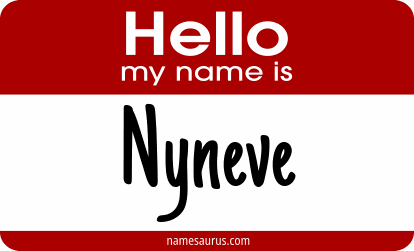 Hello my name is Nyneve png download