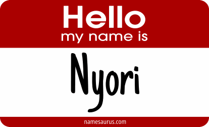 Hello my name is Nyori png download