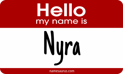 Hello my name is Nyra png download