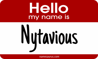 Hello my name is Nytavious png download