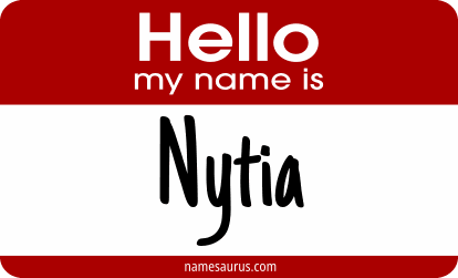 Hello my name is Nytia png download