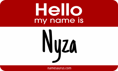 Hello my name is Nyza png download