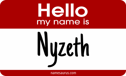 Hello my name is Nyzeth png download