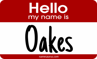Hello my name is Oakes png download