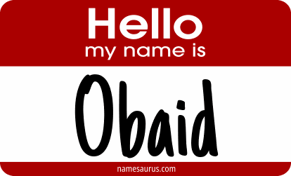 Hello my name is Obaid png download