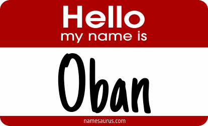 Hello my name is Oban png download