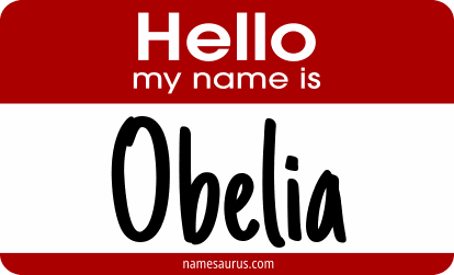 Hello my name is Obelia png download