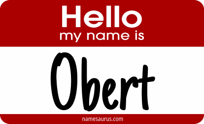 Hello my name is Obert png download