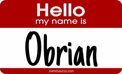 Hello my name is Obrian png download
