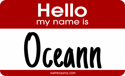 Hello my name is Oceann png download