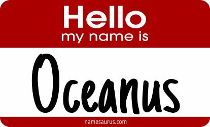 Hello my name is Oceanus png download
