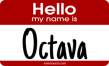 Hello my name is Octava png download