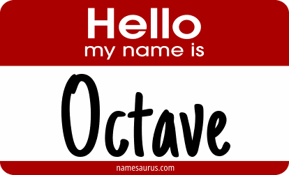 Hello my name is Octave png download