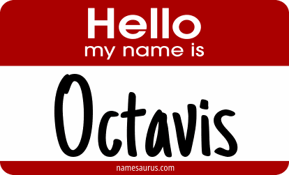 Hello my name is Octavis png download