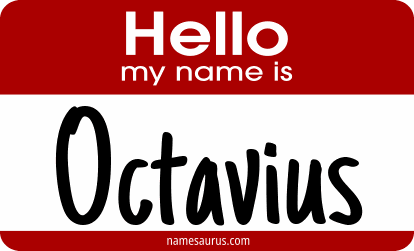 Hello my name is Octavius png download