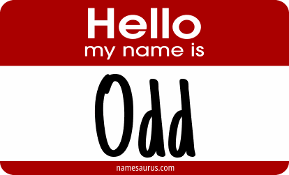 Hello my name is Odd png download