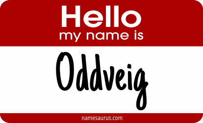 Hello my name is Oddveig png download