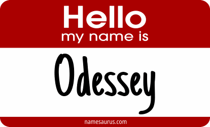 Hello my name is Odessey png download