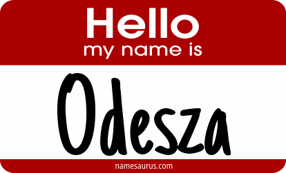 Hello my name is Odesza png download
