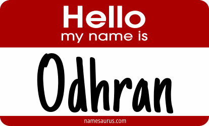 Hello my name is Odhran png download