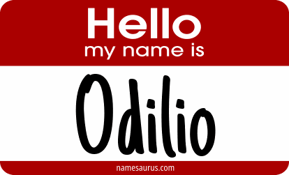 Hello my name is Odilio png download