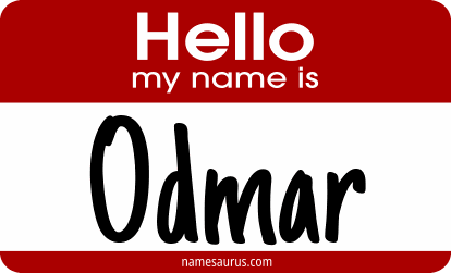 Hello my name is Odmar png download