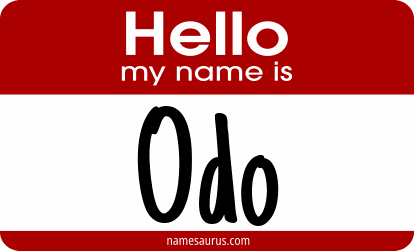 Hello my name is Odo png download