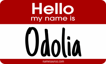 Hello my name is Odolia png download