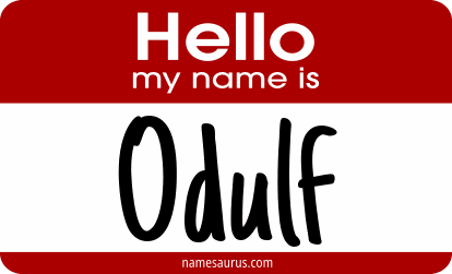 Hello my name is Odulf png download