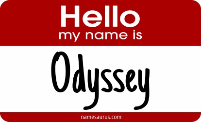 Hello my name is Odyssey png download
