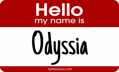 Hello my name is Odyssia png download