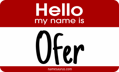 Hello my name is Ofer png download