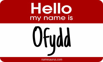 Hello my name is Ofydd png download